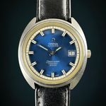 Omega Seamaster Cosmic 166.132 (1971) - Blauw wijzerplaat 39mm Staal (1/8)