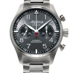 Alpina Startimer Pilot AL-860GB4S6B (2024) - Grijs wijzerplaat 40mm Staal (1/3)