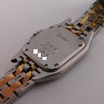 Cartier Panthère 1120 2 (1990) - White dial 22 mm Gold/Steel case (5/6)