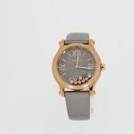 Chopard Happy Sport 274808-5012 (2024) - Grey dial 36 mm Rose Gold case (1/1)