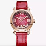 Chopard Happy Sport 275378-5005 (2022) - Pearl dial 33 mm Rose Gold case (1/1)