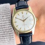 Omega Seamaster 14701-1 SC (1960) - White dial 34 mm Gold/Steel case (2/8)