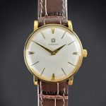 Omega Vintage 14372 (1956) - White dial 32 mm Yellow Gold case (1/8)