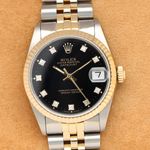 Rolex Datejust 31 68273 (1988) - Zwart wijzerplaat 31mm Goud/Staal (1/8)