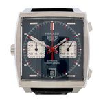 TAG Heuer Monaco Calibre 11 CAW211P.FC6356 (2024) - Blue dial 39 mm Steel case (1/8)