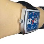 TAG Heuer Monaco Calibre 11 CAW211P.FC6356 (2024) - Blauw wijzerplaat 39mm Staal (6/8)