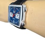 TAG Heuer Monaco Calibre 11 CAW211P.FC6356 (2024) - Blauw wijzerplaat 39mm Staal (5/8)