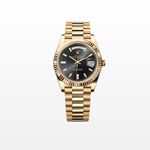 Rolex Day-Date 40 228238A (2023) - Black dial 40 mm Yellow Gold case (1/2)