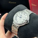 Cartier Ballon Bleu 36mm W4BB0024 (2023) - Zilver wijzerplaat 36mm Staal (3/8)