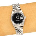 Rolex Datejust 36 16234 (1996) - Black dial 36 mm Steel case (1/2)
