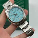 Rolex Oyster Perpetual 41 124300 (2022) - Blue dial 41 mm Steel case (7/8)