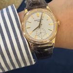 Patek Philippe Calatrava 6119R-001 (2023) - Zilver wijzerplaat 39mm Roségoud (1/5)