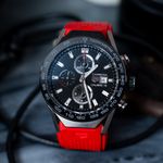 TAG Heuer Connected ACBF2A80 (Onbekend (willekeurig serienummer)) - Zwart wijzerplaat 45mm Titanium (1/8)