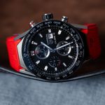 TAG Heuer Connected ACBF2A80 (Onbekend (willekeurig serienummer)) - Zwart wijzerplaat 45mm Titanium (3/8)