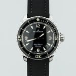 Blancpain Fifty Fathoms 5015-1130-52 (2020) - Zwart wijzerplaat 46mm Staal (1/8)