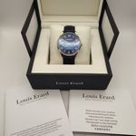 Louis Erard Unknown Louis Erard 226 Automatic Small Box (Onbekend (willekeurig serienummer)) - Blauw wijzerplaat 40mm Staal (8/8)