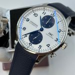 IWC Portuguese Chronograph IW371620 (2023) - White dial 41 mm Steel case (1/8)