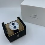 IWC Portuguese Chronograph IW371620 (2023) - Wit wijzerplaat 41mm Staal (3/8)