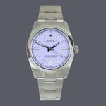 Rolex Oyster Perpetual 34 124200 (2025) - Paars wijzerplaat 34mm Staal (1/1)