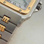 Cartier Santos 2961 (Unknown (random serial)) - White dial 29 mm Gold/Steel case (8/8)