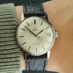 Omega Genève 136.011 (1970) - White dial 34 mm Steel case (2/8)