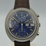 Longines Vintage 70's vintage watch Longines Chronograph Ultronic ref. 2362-4 cal. L749.2 rare (1970) - Blue dial 39 mm Steel case (2/8)