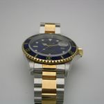 Rolex Submariner Date 16613 (1999) - Blue dial 40 mm Gold/Steel case (3/8)
