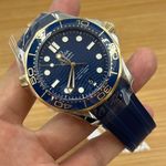 Omega Seamaster Diver 300 M 210.22.42.20.03.002 (2023) - Blauw wijzerplaat 42mm Goud/Staal (8/8)