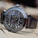 Cartier Pasha WHPA0017 (2023) - Transparant wijzerplaat 41mm Staal (1/4)