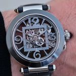 Cartier Pasha WHPA0017 (2023) - Transparant wijzerplaat 41mm Staal (2/4)
