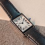Cartier Tank WSTA0060 (2024) - White dial 30 mm Steel case (6/8)