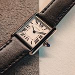 Cartier Tank WSTA0060 (2024) - White dial 30 mm Steel case (5/8)