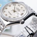 Rolex Datejust 36 16220 (1991) - Silver dial 36 mm Steel case (7/8)