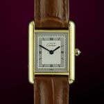 Cartier Tank 366001 (1990) - Silver dial 20 mm Silver case (1/8)