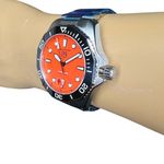 TAG Heuer Aquaracer 300M WBP201F.BA0632 (2024) - Oranje wijzerplaat 43mm Staal (5/8)