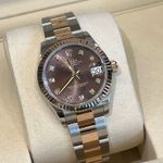 Rolex Datejust 31 278271G Choco Oys (2025) - Brown dial 31 mm Gold/Steel case (8/8)