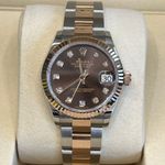 Rolex Datejust 31 278271G Choco Oys (2025) - Brown dial 31 mm Gold/Steel case (7/8)