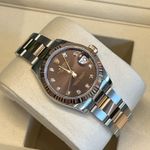 Rolex Datejust 31 278271G Choco Oys (2025) - Brown dial 31 mm Gold/Steel case (2/8)