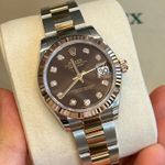 Rolex Datejust 31 278271G Choco Oys (2025) - Brown dial 31 mm Gold/Steel case (5/8)