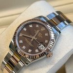 Rolex Datejust 31 278271G Choco Oys (2025) - Brown dial 31 mm Gold/Steel case (1/8)