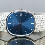 Patek Philippe Golden Ellipse 3605/001 (1977) - Blue dial 38 mm White Gold case (2/8)