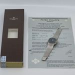 Patek Philippe Golden Ellipse 3605/001 (1977) - Blue dial 38 mm White Gold case (3/8)