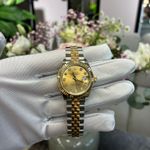 Rolex Lady-Datejust 279173G (2025) - Champagne dial 28 mm Gold/Steel case (8/8)