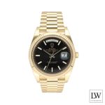 Rolex Day-Date 40 228238 (2024) - Black dial 40 mm Yellow Gold case (3/8)