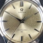 Omega Seamaster 14390 (1962) - Wit wijzerplaat 35mm Staal (8/8)