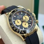 Rolex Daytona 116518 (2019) - Black dial 40 mm Yellow Gold case (7/8)