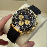 Rolex Daytona 116518 (2019) - Black dial 40 mm Yellow Gold case (4/8)