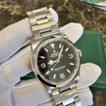 Rolex Explorer 114270 (Unknown (random serial)) - Black dial 36 mm Steel case (7/8)