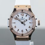 Hublot Big Bang 38 mm 361.PE.2010.RW.1104 (2018) - White dial 38 mm Rose Gold case (6/8)