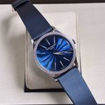 Patek Philippe Calatrava 4997/200G-001 (2023) - Blue dial 35 mm White Gold case (7/8)